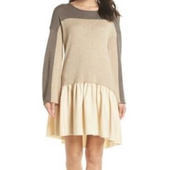 Caara Colorblock Shift Dress Small NWT New - Picture 2 of 3